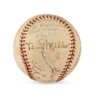 A 1929 World Series Champions Philadelphia Athletics Team Signed Autograph Baseball Featuring Mickey Cochrane (JSA Letter of Authenticity)