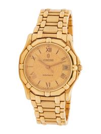 CONCORD, 18K YELLOW GOLD 'SARATOGA SL' WRISTWATCH