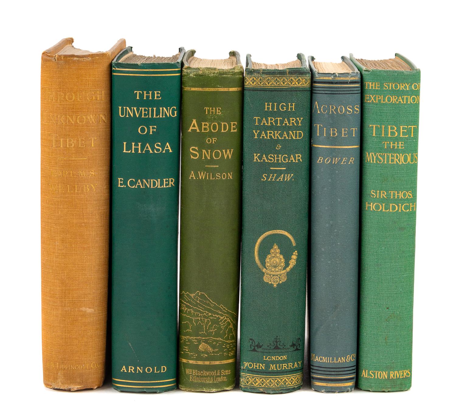 [LHASA & TIBET]. A group of 6 works, comprising: