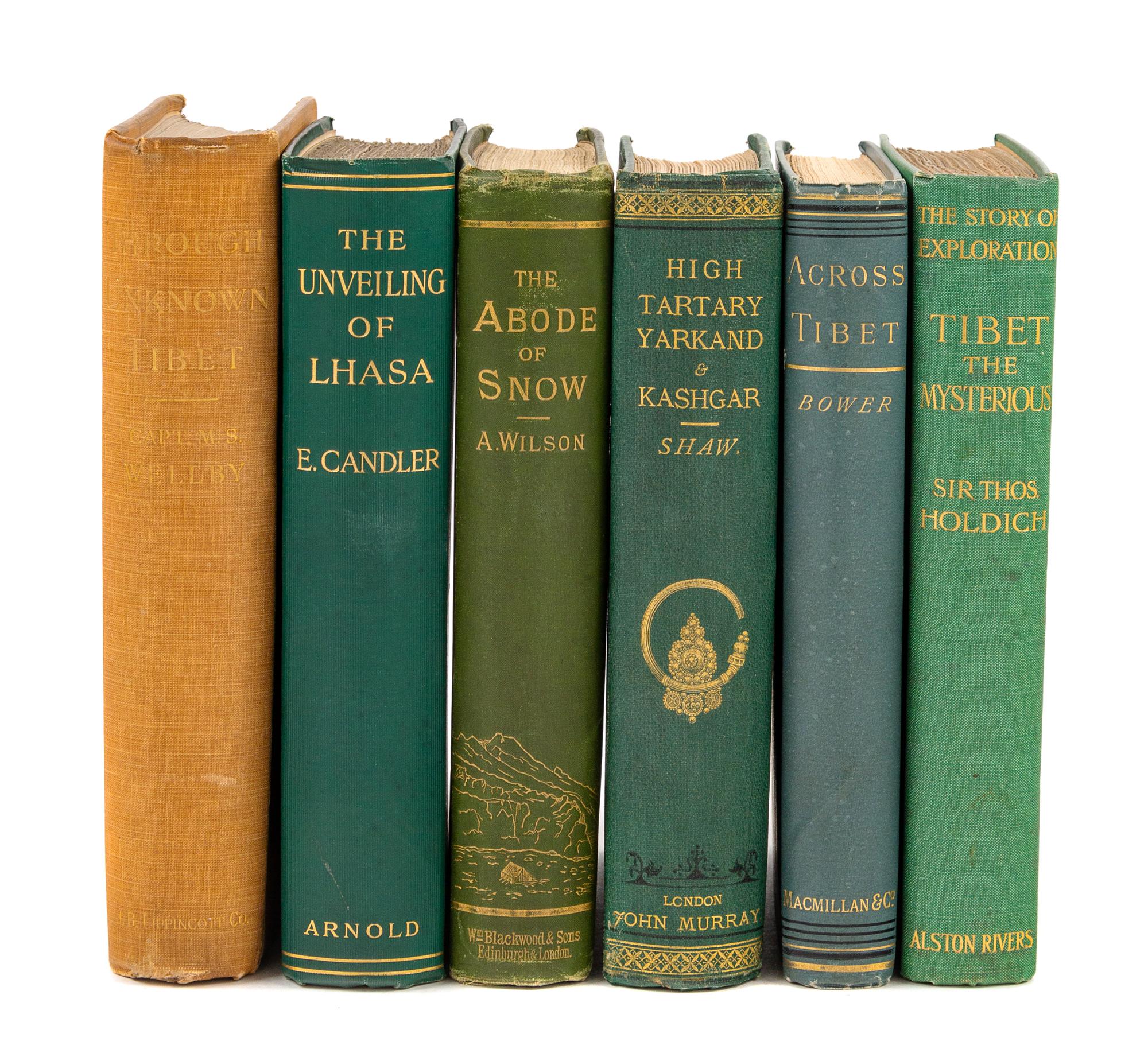 [LHASA & TIBET]. A group of 6 works, comprising: