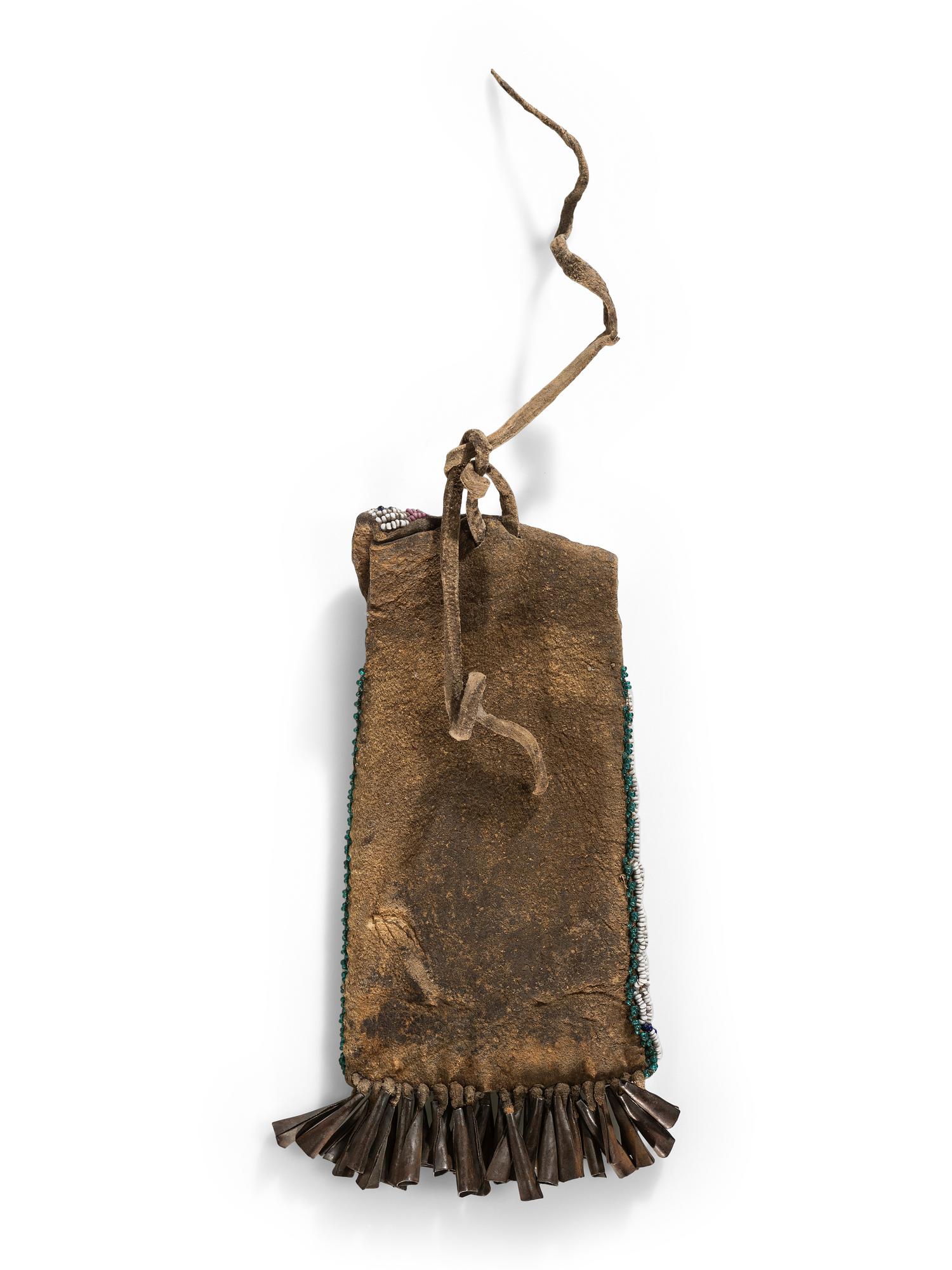 Southern Plains Beaded Hide Strike-a-Light Bag