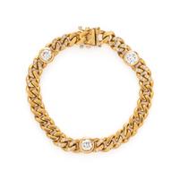YELLOW GOLD AND DIAMOND BRACELET