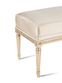 A Nancy Corzine Silvered Richelieu Bench