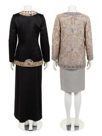Two Mary McFadden Skirt Suits, 1980-90s