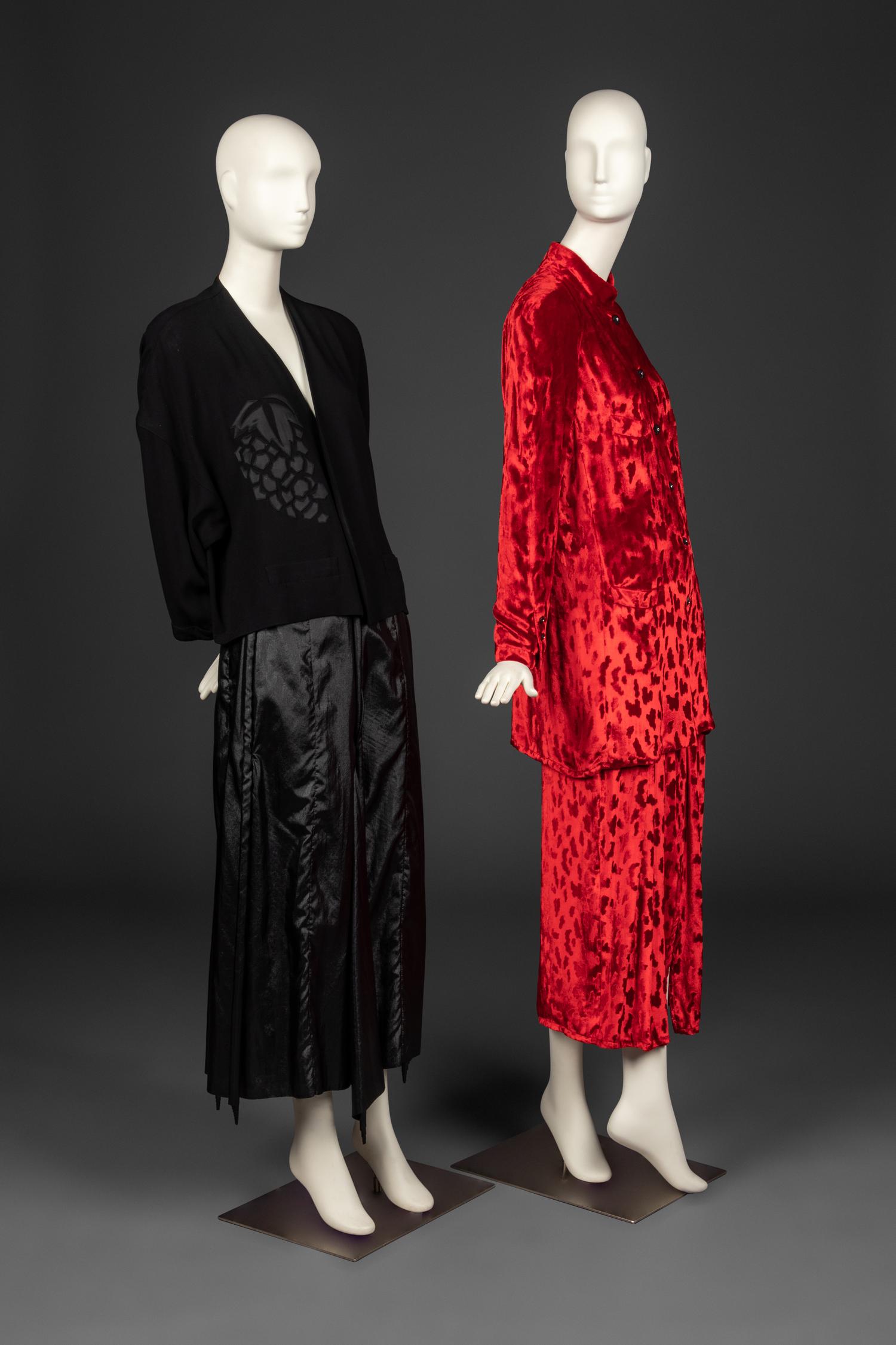 Sonia Rykiel Ensemble, Jacket, and Issey Miyake Skirt, 1980-90s