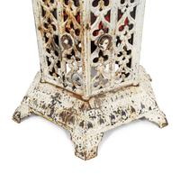 A Victorian Painted Iron 'Gothic' Conservatory Heater