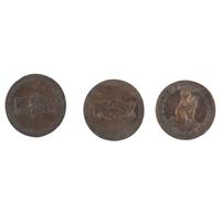 Rare Anti-Slavery Tokens, Lot of 3