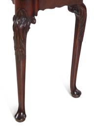 An Irish George II Mahogany Triple-Fold Game Table