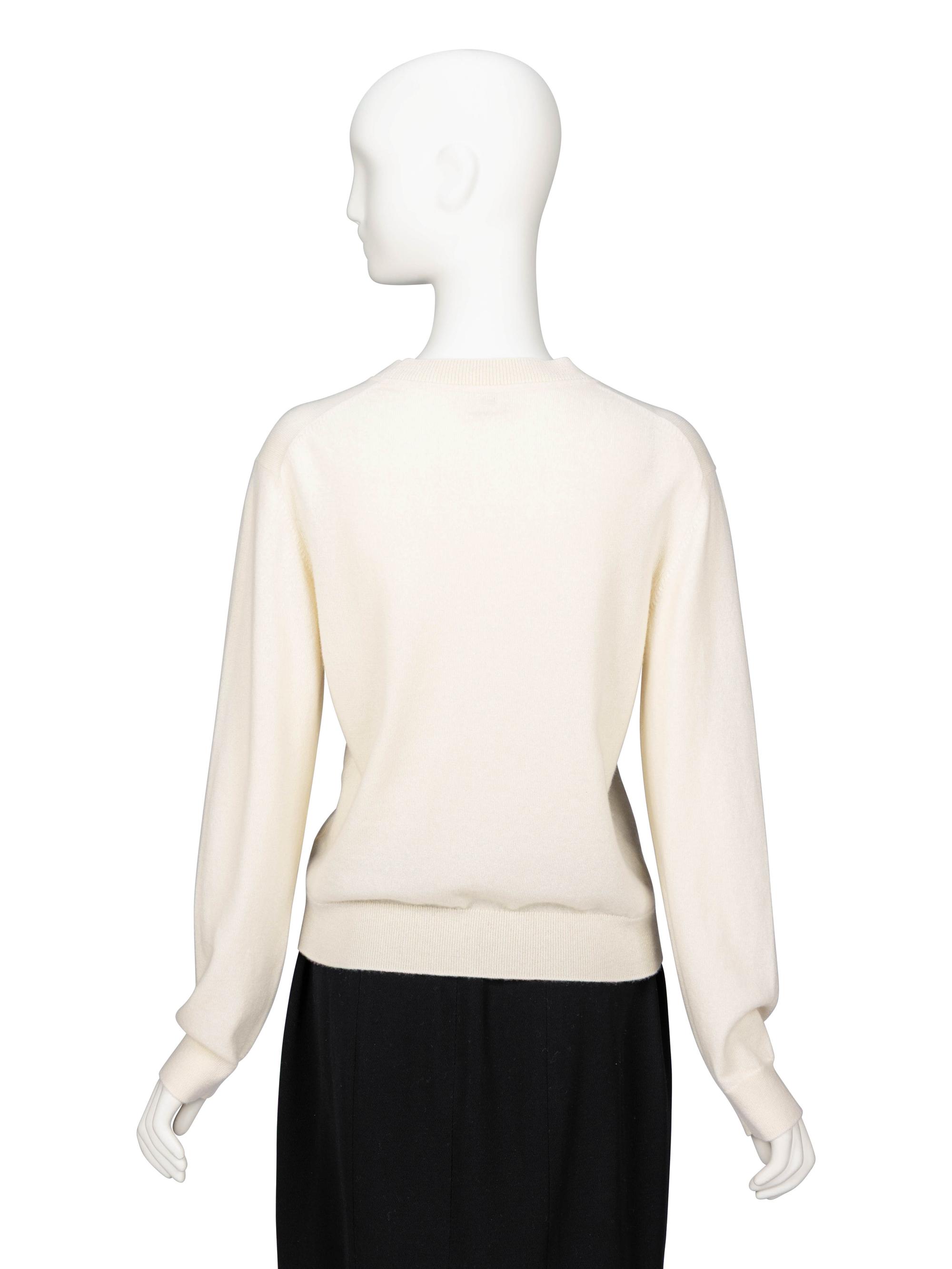 Hermès, Three White Sweaters