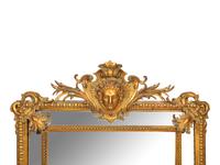 A Napoleon III Style Giltwood Mirror