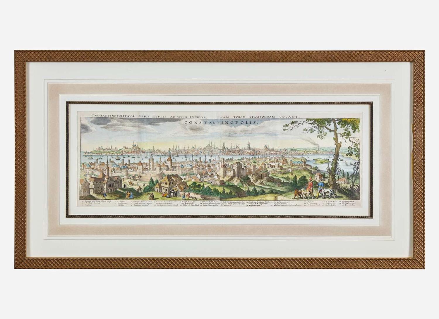 [Maps & Atlases] (Merian, M(athaus).: Constantinopolis
