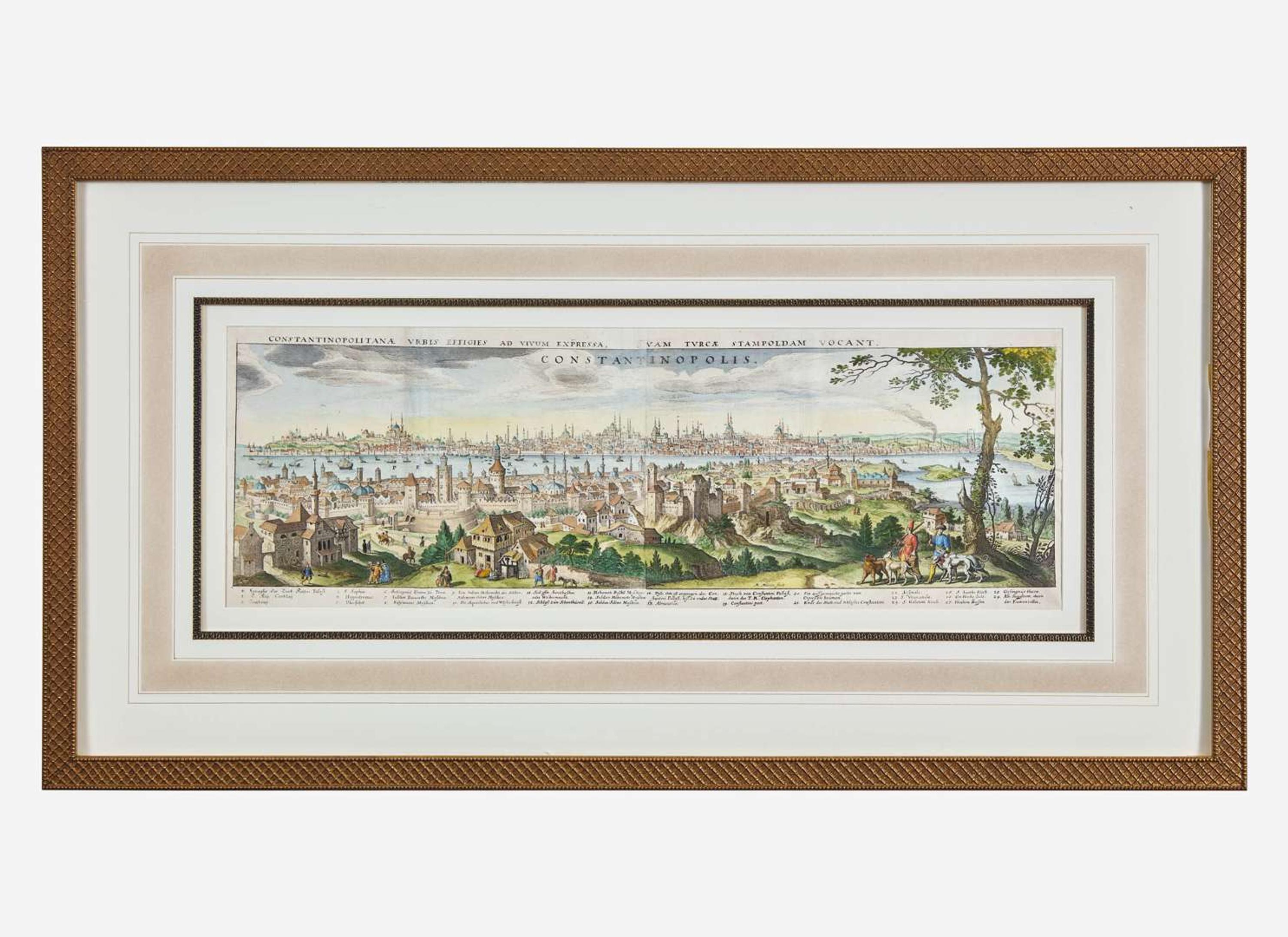 [Maps & Atlases] (Merian, M(athaus).: Constantinopolis