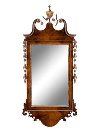 A Chippendale Style Mahogany Mirror