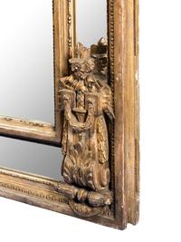 A Napoleon III Giltwood Mirror