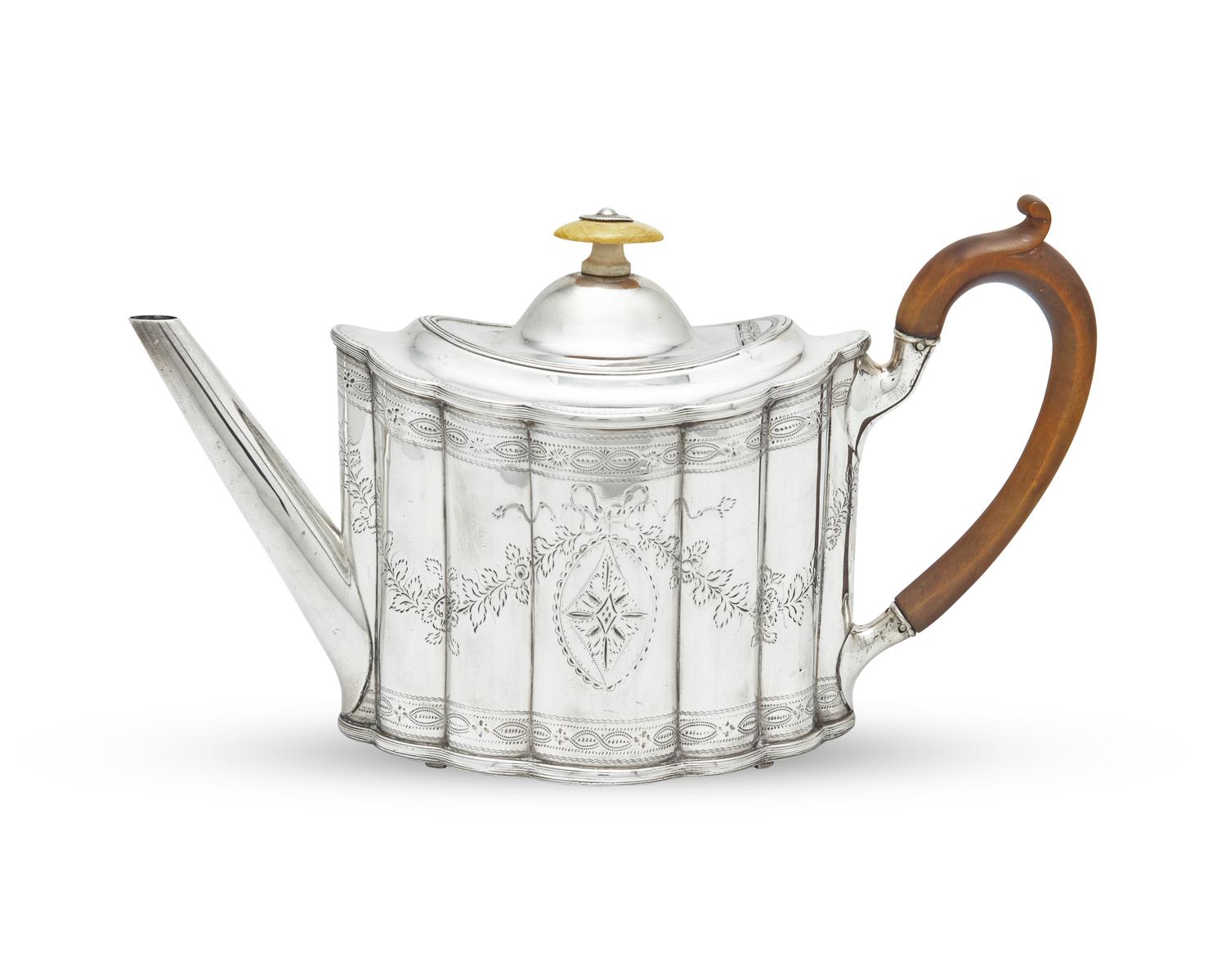 A George III Silver Teapot