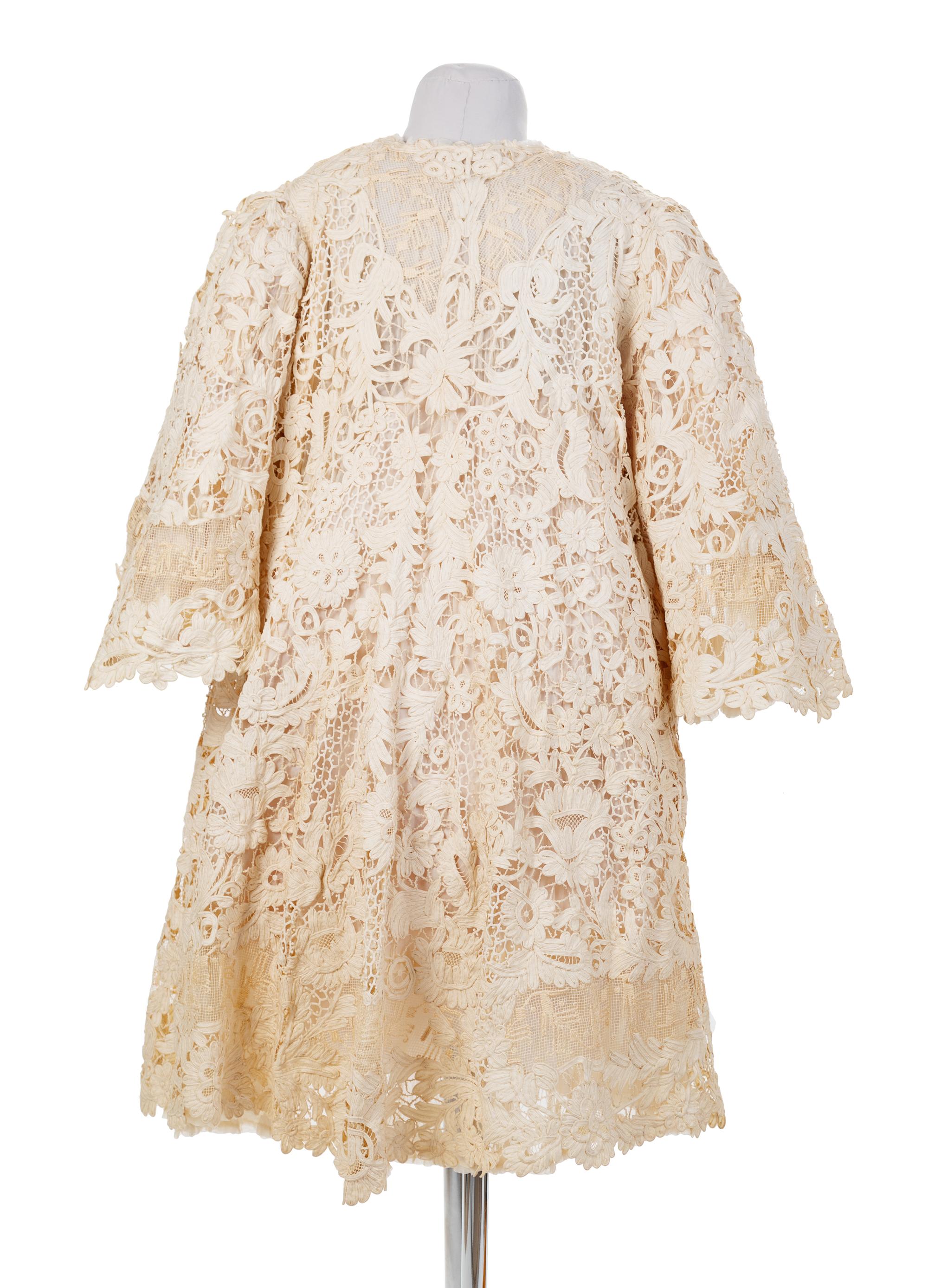Edwardian Lace Jacket, 1900s No size label
