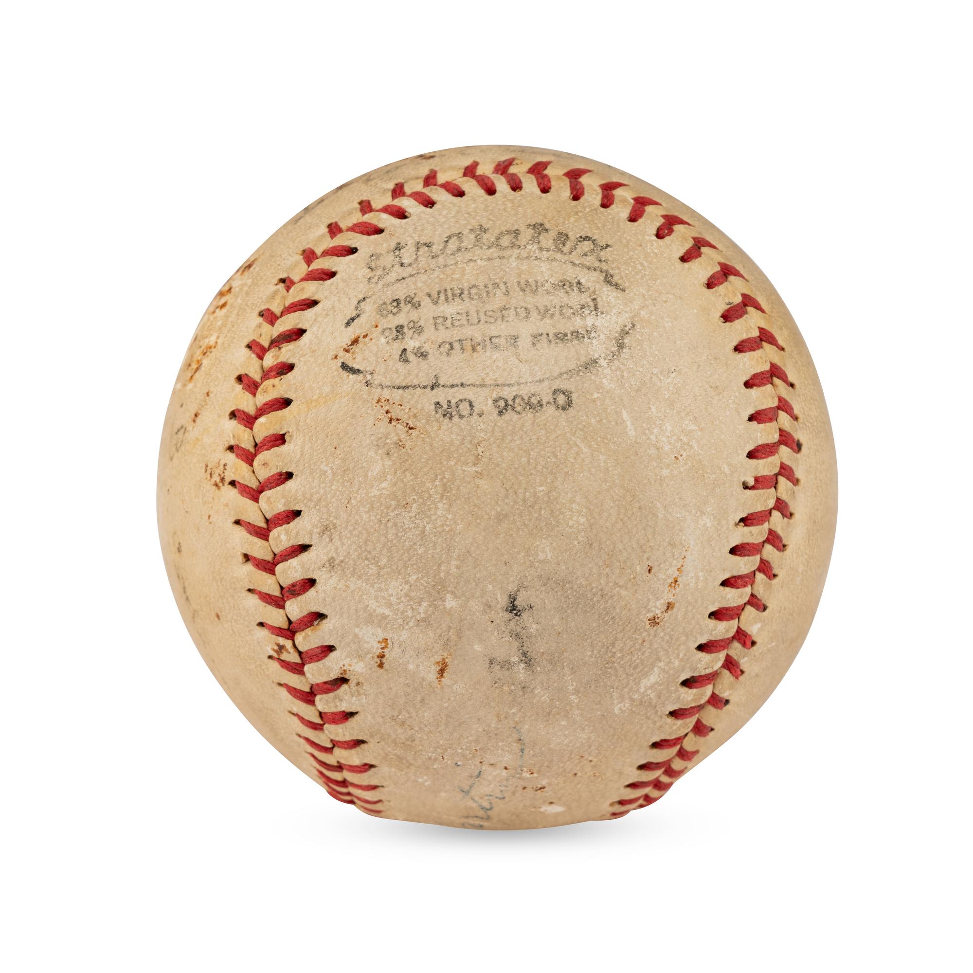A Walter Johnson Signed Autograph Baseball (Beckett Authentication Services Letter of Authenticity)