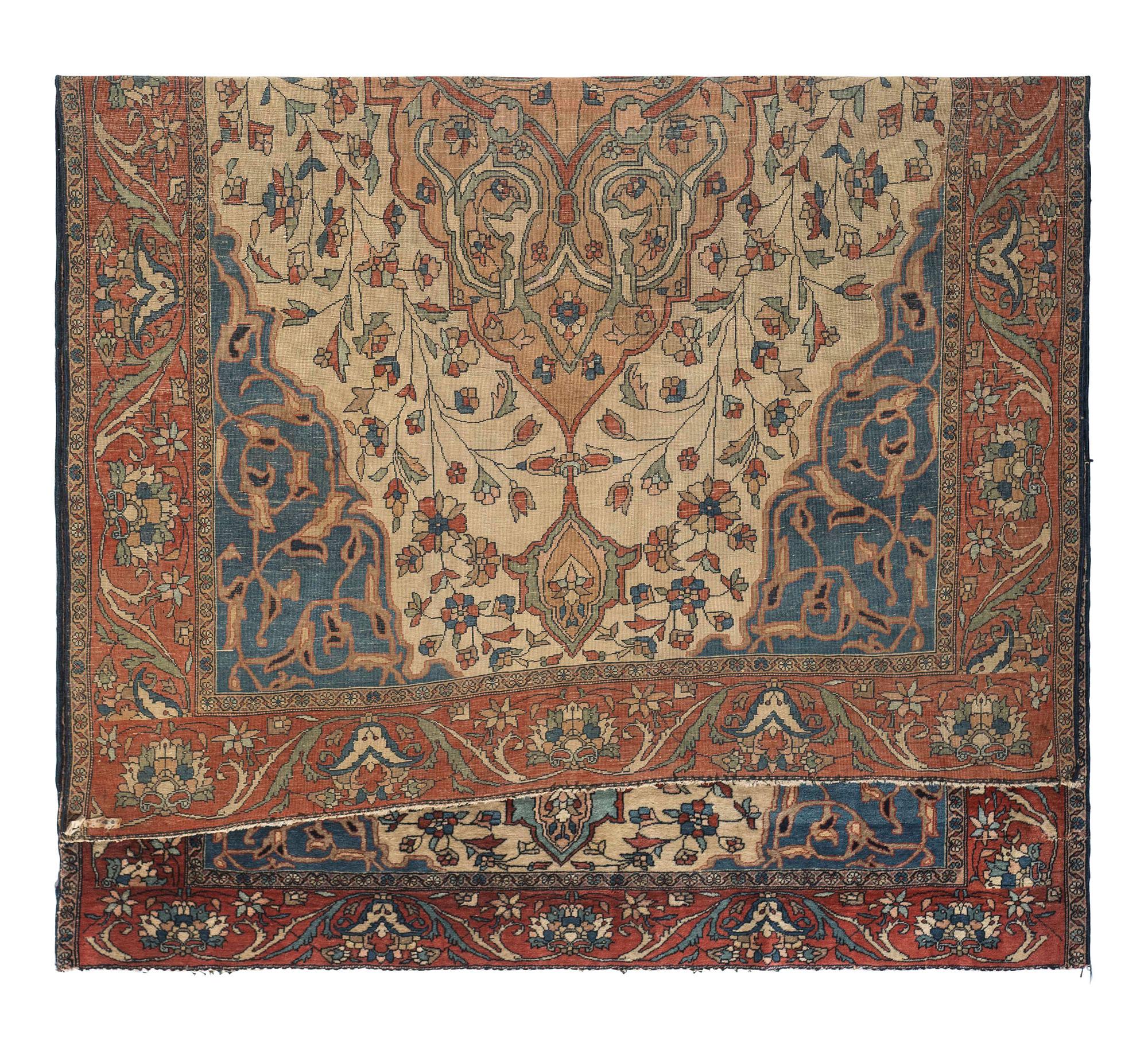 An Isfahan Wool Rug