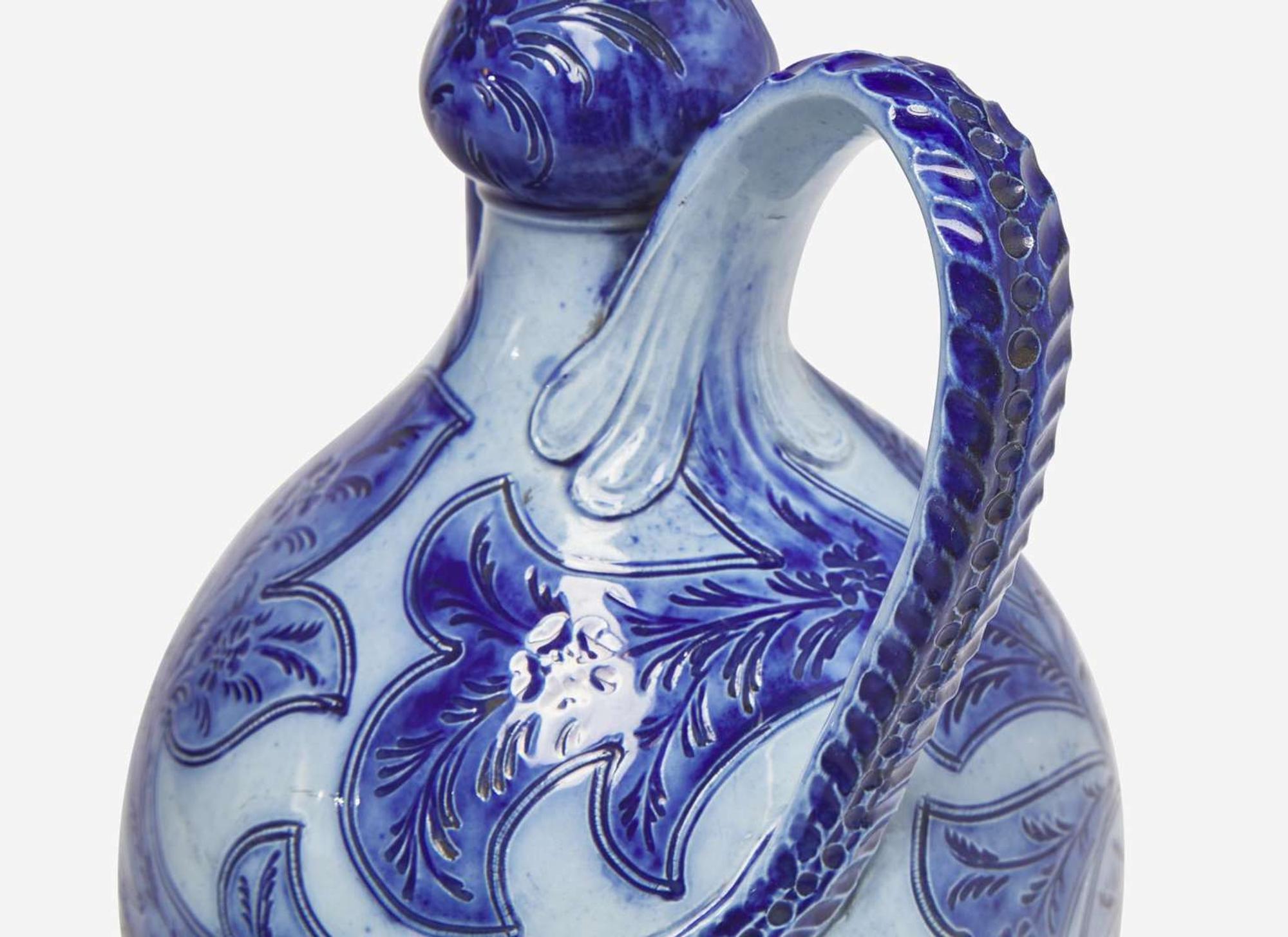 A Wedgwood Harry Barnard Persian Style Ewer, UK, late 19th century