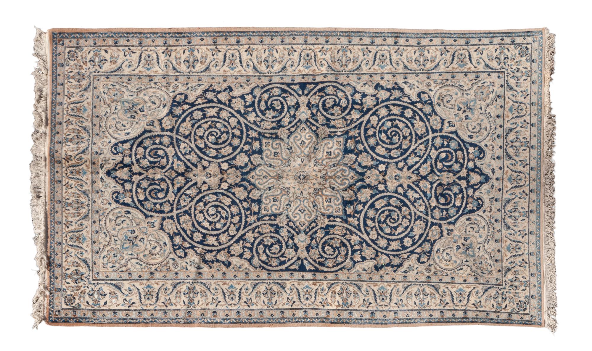 A Nain Wool Rug 8 feet 7 inches x 5 feet 4 inches. — SECOND HALF 20TH CENTURY