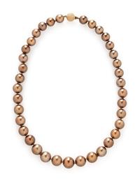 BROWN CULTURED PEARL NECKLACE