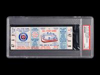 A 1971 Major League Baseball All-Star Game Ticket (PSA 5 EX),