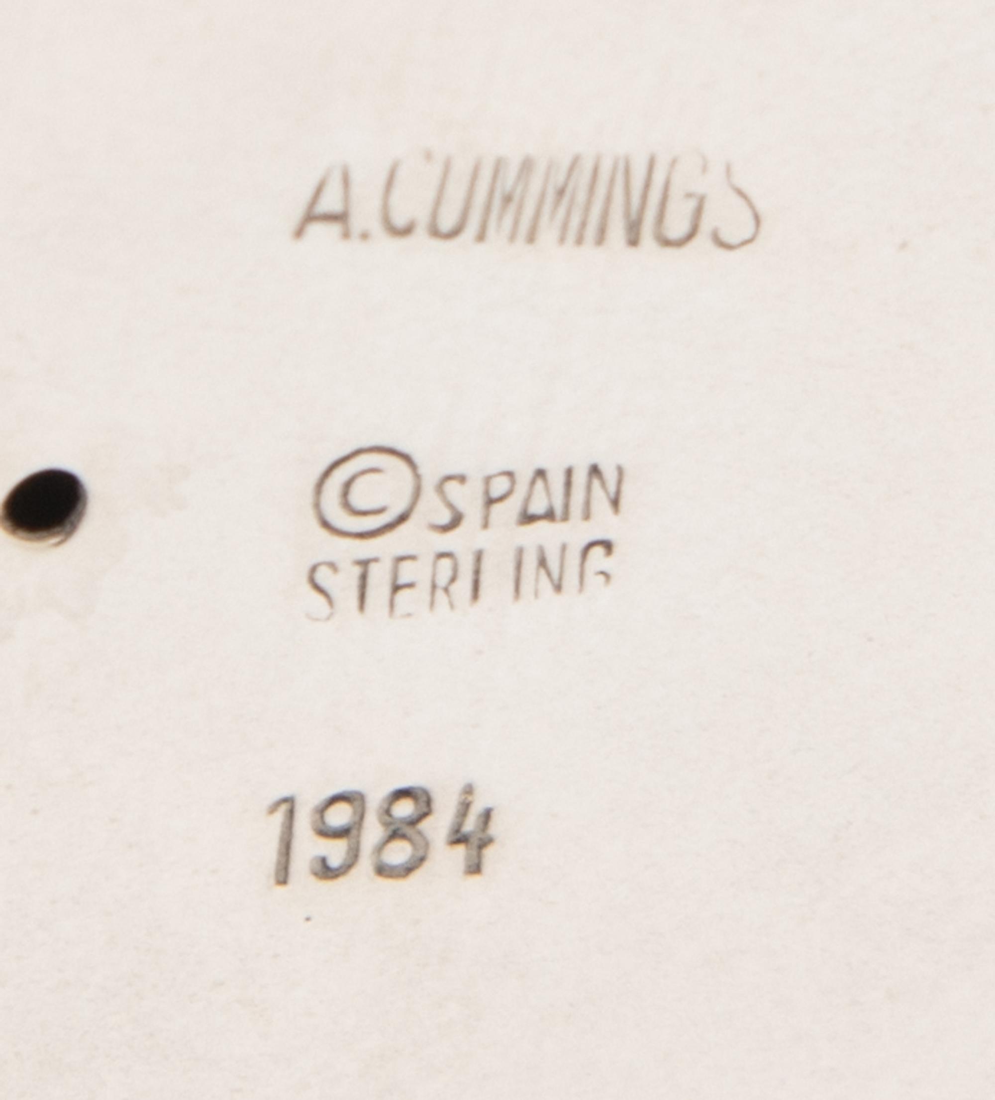 Angela Cummings, Tiffany & Co.; Silver 'Ribbon' Buckle & Black Leather Belt, 1984