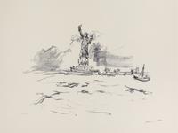 Oskar Kokoschka, (Austrian, 1886-1980), A group of nine works: King Lear, Manhattan (5), Persian War (2), and Portrait of a Woman