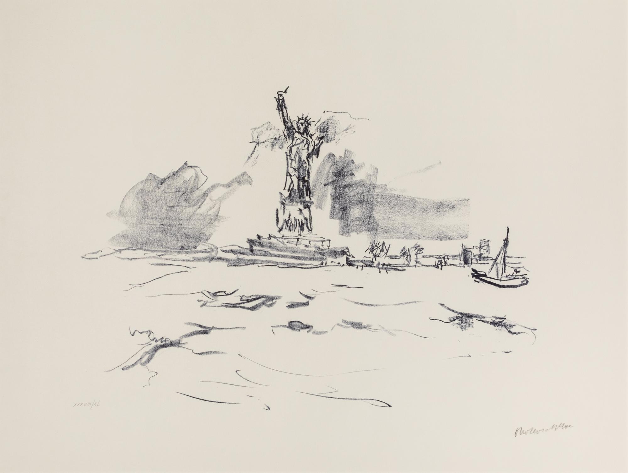 Oskar Kokoschka, (Austrian, 1886-1980), A group of nine works: King Lear, Manhattan (5), Persian War (2), and Portrait of a Woman