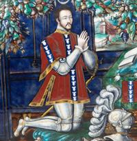 A Pair of Limoges Enameled Copper Plaques Attributed to Leonard Limousin