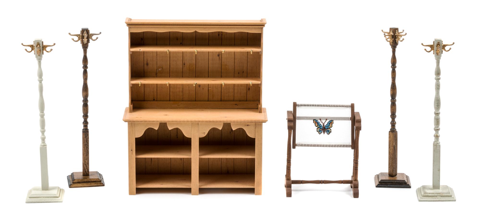 Six Furniture Articles Height of first 6 3/8 inches.