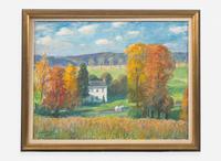 Francis Speight (American, 1896-1989) - Horseback Riding in Bucks County