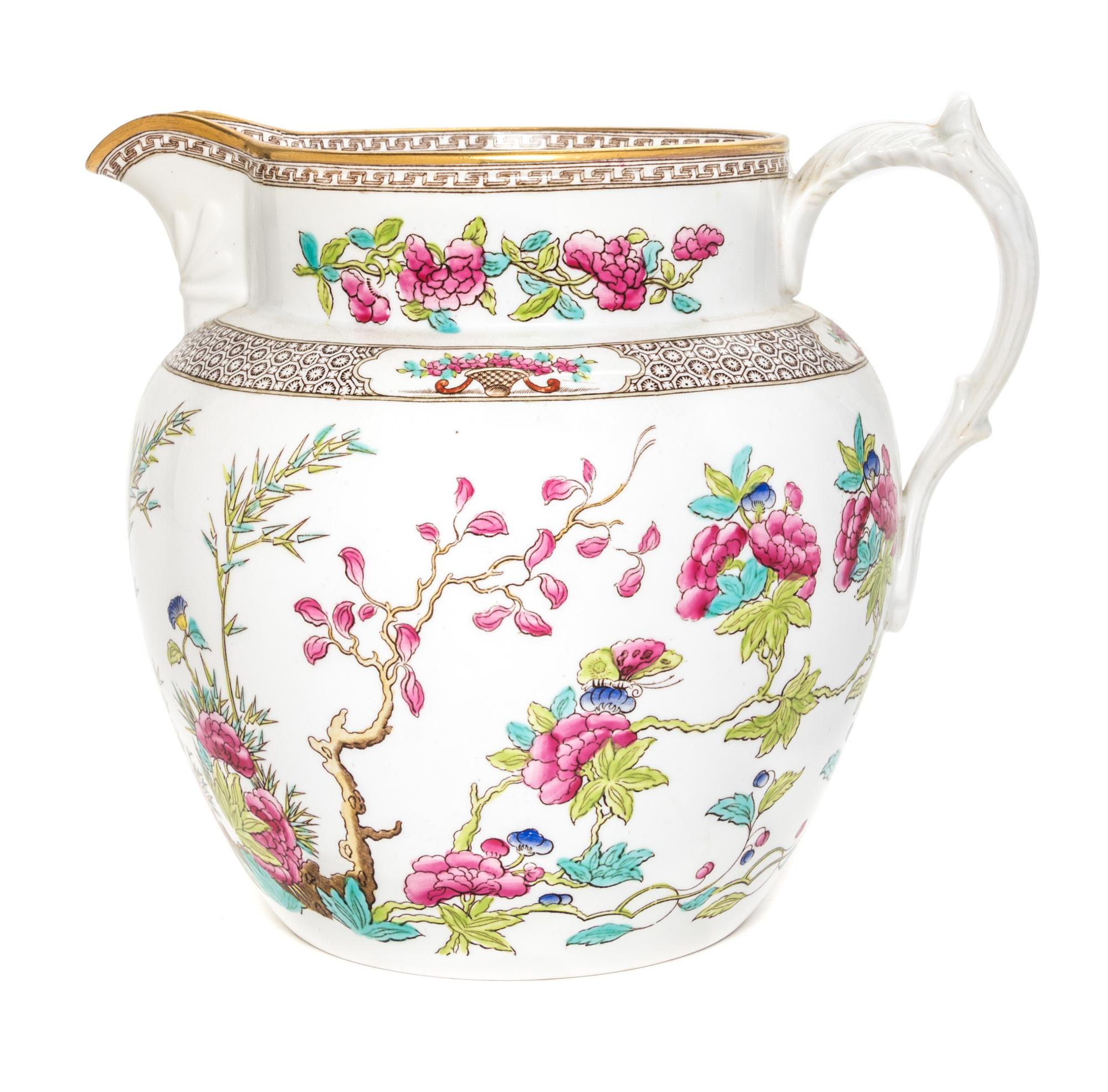A Copeland Spode Ceramic Pitcher Height 7 3/4 inches. — 19TH/20TH CENTURY
