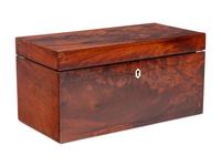 A George III Mahogany Tea Caddy