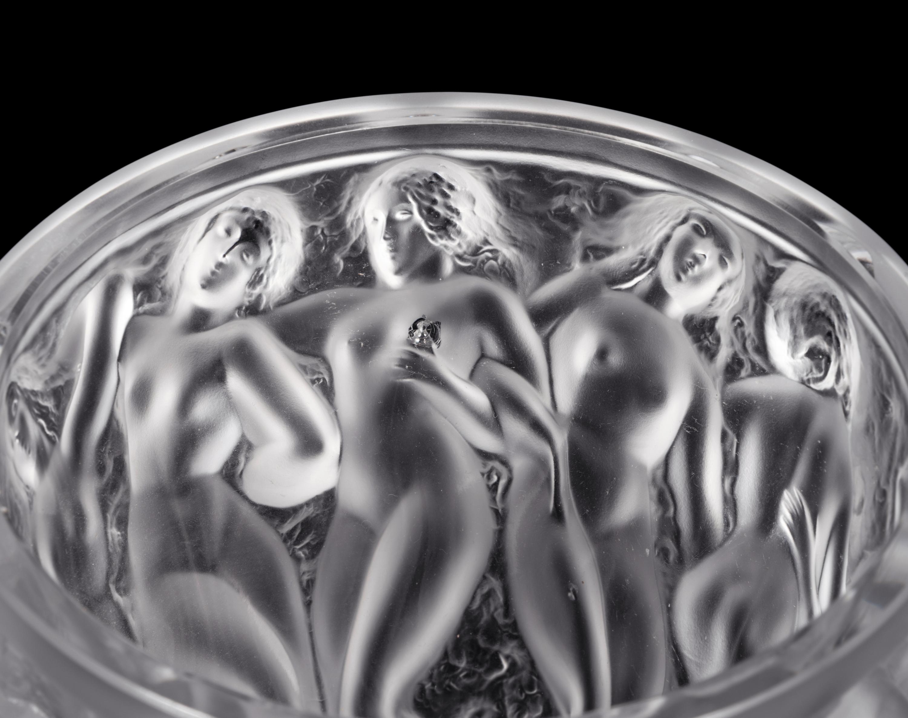 A Lalique Bacchantes Vase
