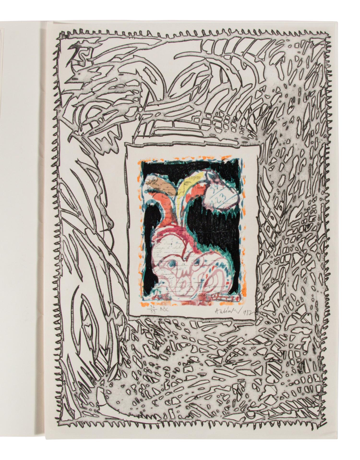 ABC de correspondance (complete portfolio of five with original folio with text), 1987