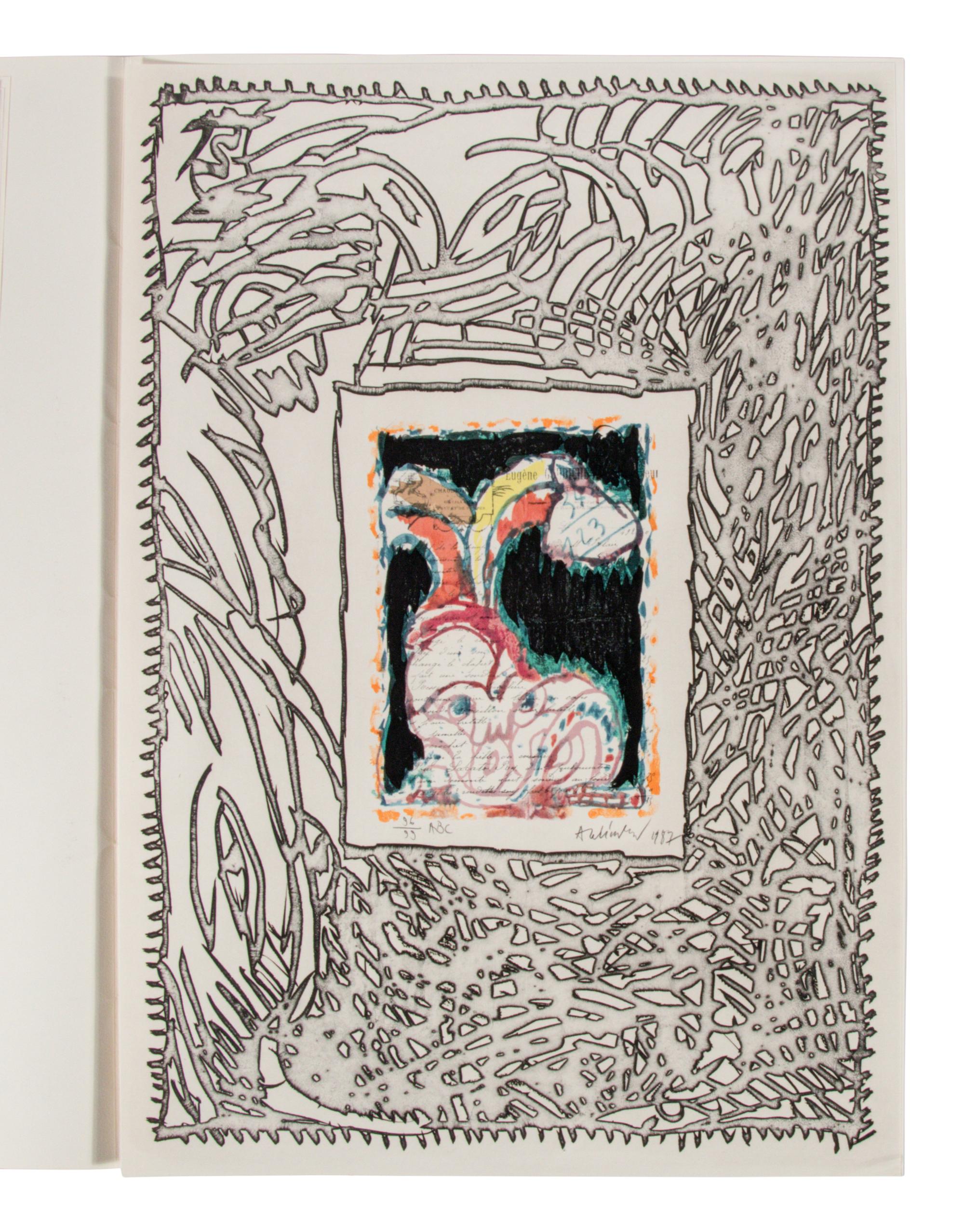 ABC de correspondance (complete portfolio of five with original folio with text), 1987