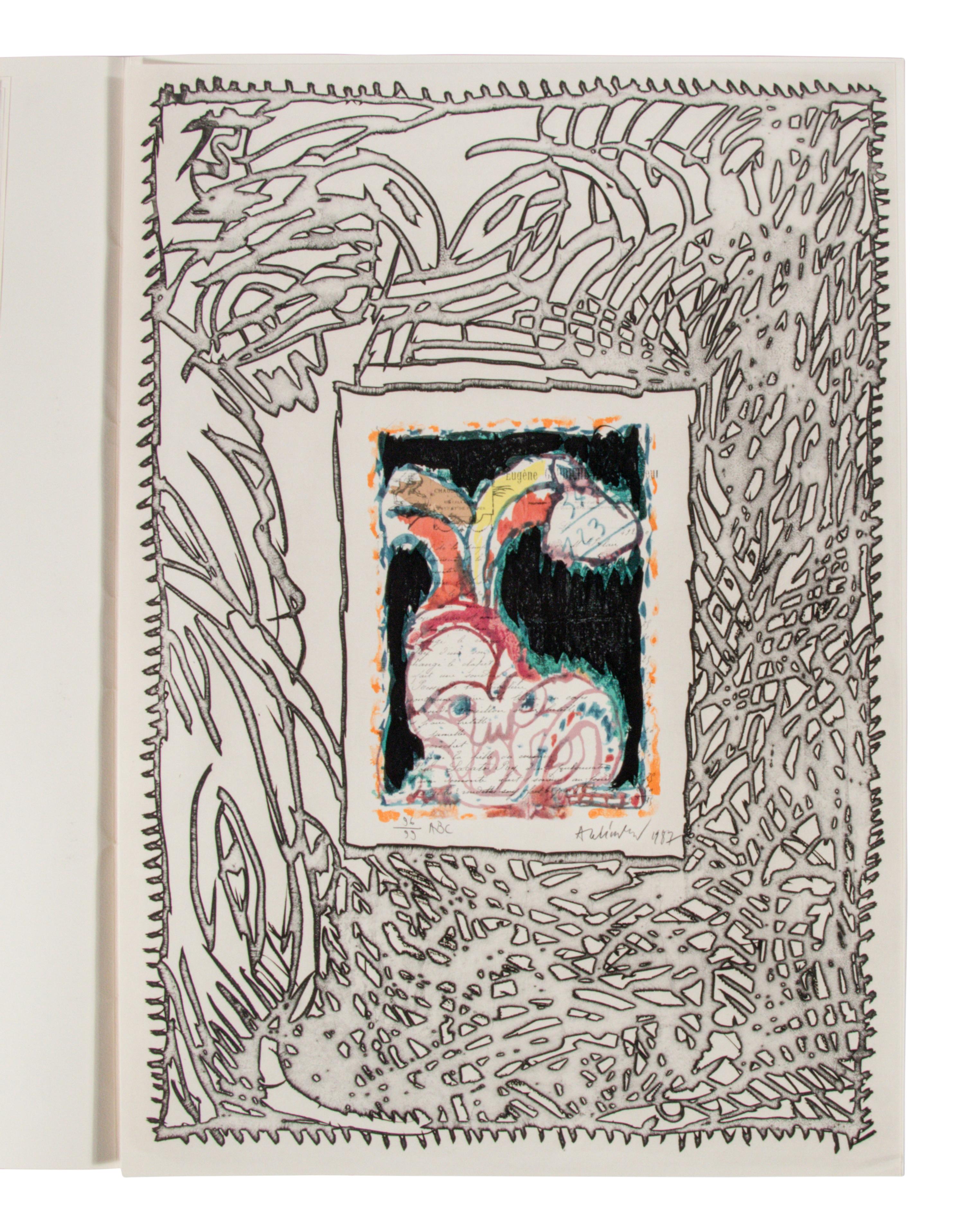 ABC de correspondance (complete portfolio of five with original folio with text), 1987