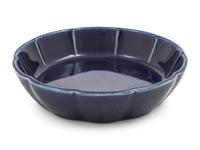 A Chinese Blue Glazed Porcelain Shallow Dish