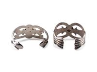 Navajo Sandcast Silver and Turquoise Cuff Bracelets