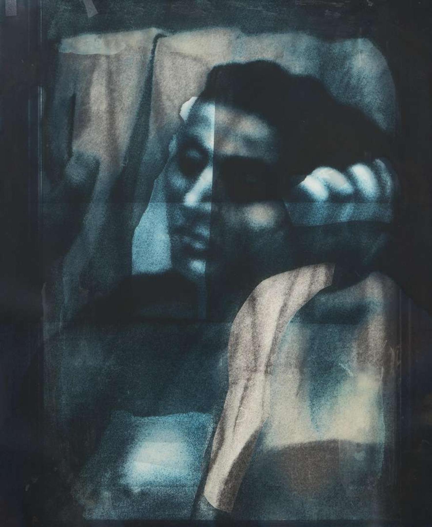 Doug and Mike Starn (American, B. 1961) - Blue Picasso Detail