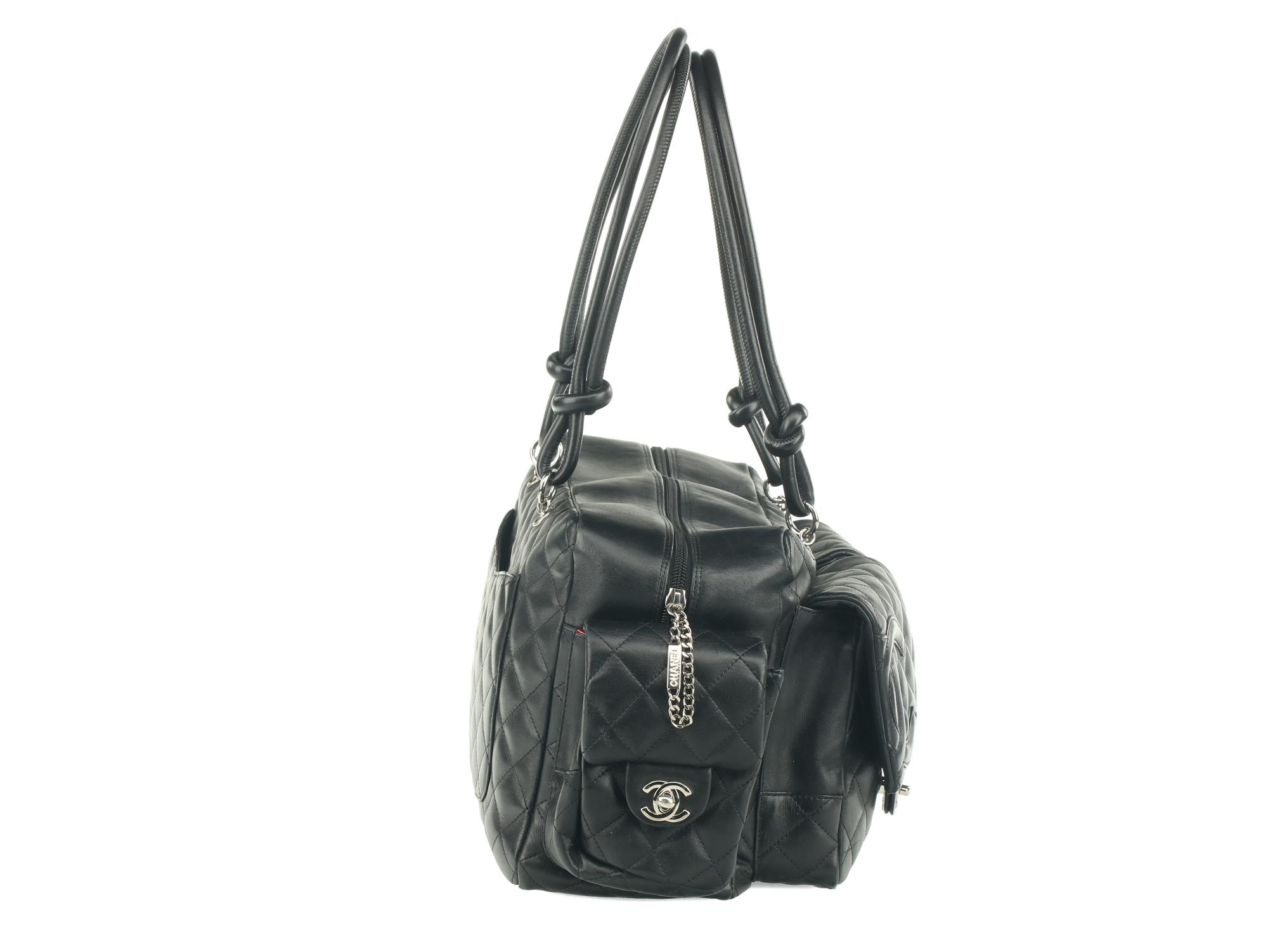 Chanel Quilted Leather Cambon Reporter Bag