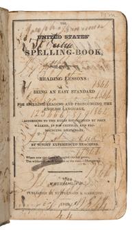 [Ohio Valley]. A group of 6 early frontier spelling and school books, comprising: