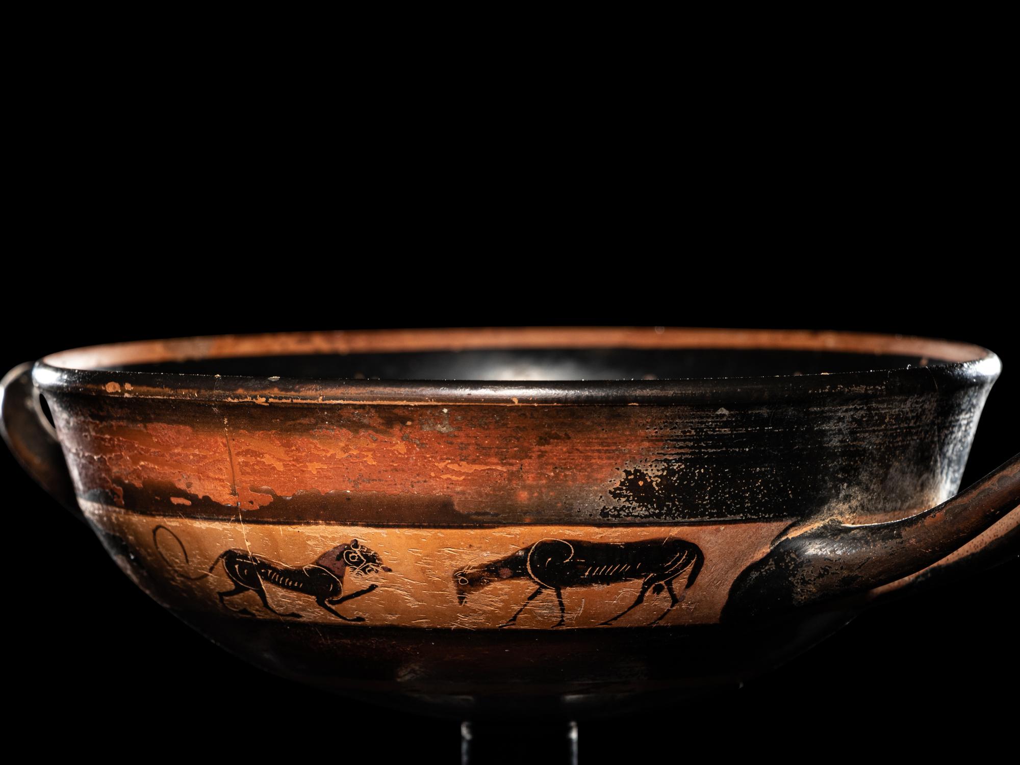 An Attic Black-Figured Band Cup