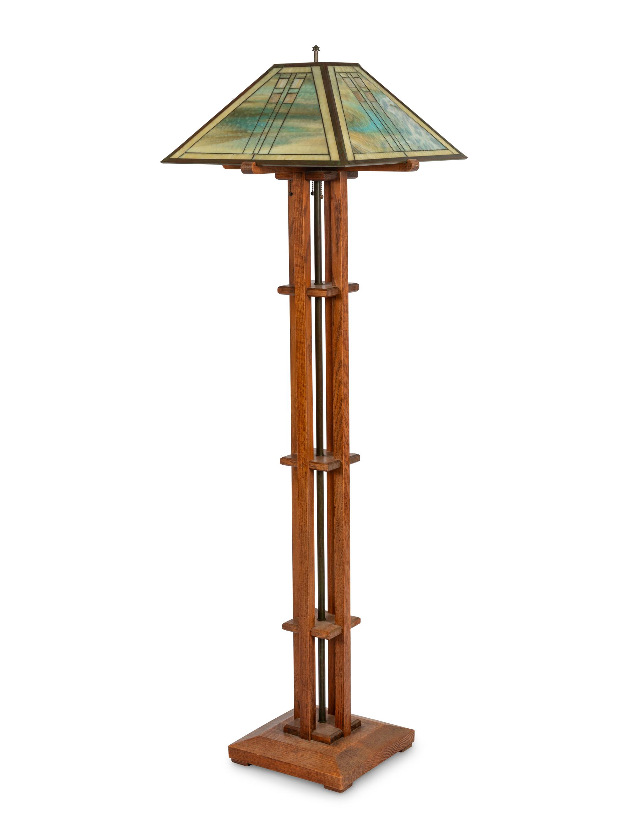 An Arts and Crafts Floor Lamp
