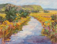 Three Works: Meadow Stream , Lilly Pond and Flowery Marsh