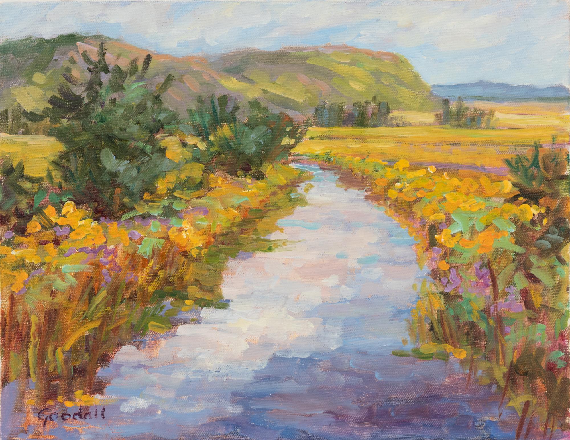 Three Works: Meadow Stream , Lilly Pond and Flowery Marsh