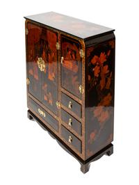 A Chinese Export Style Painted Cabinet