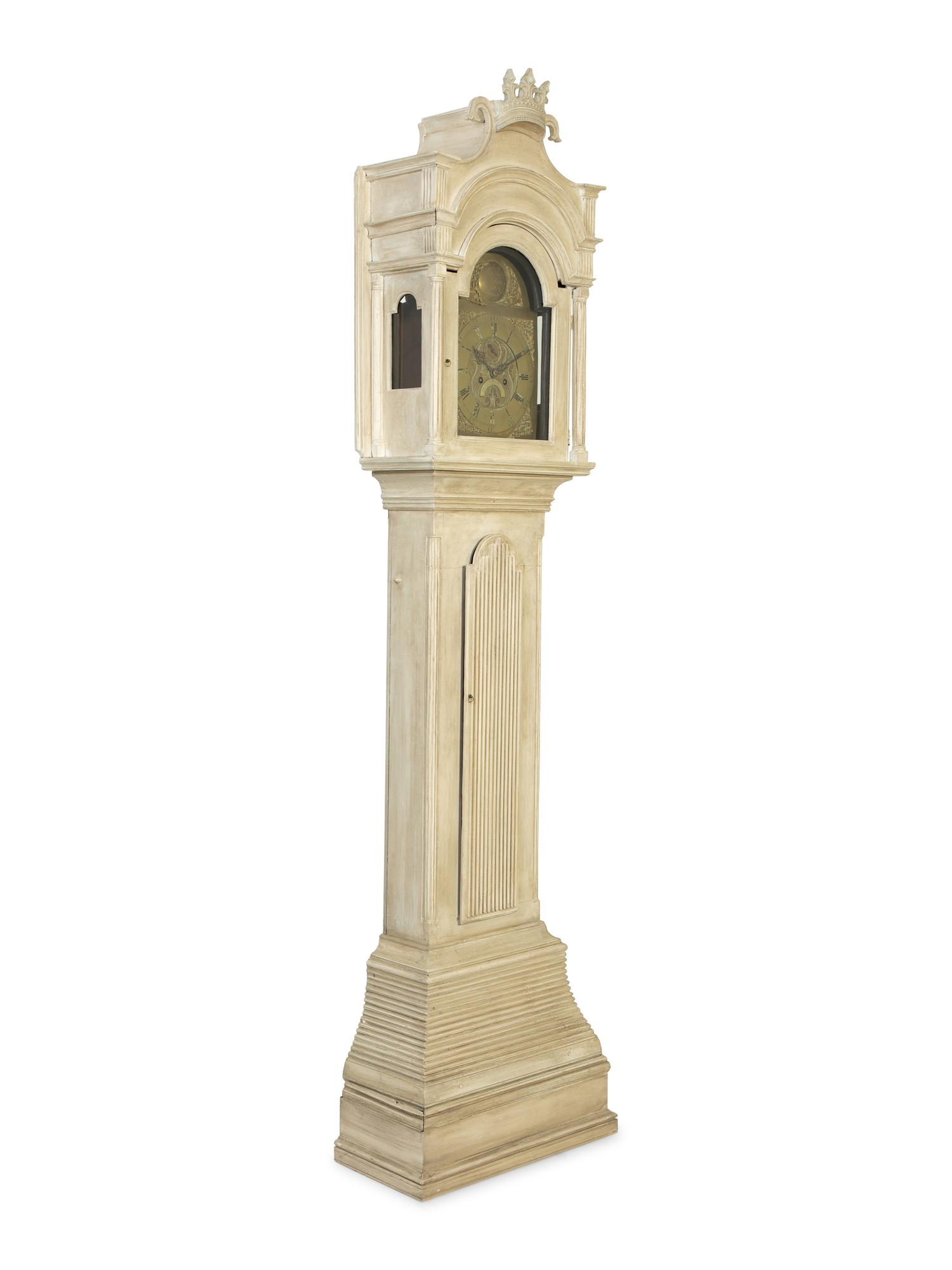 A Dutch Painted Tall Case Clock — 18TH/19TH CENTURY