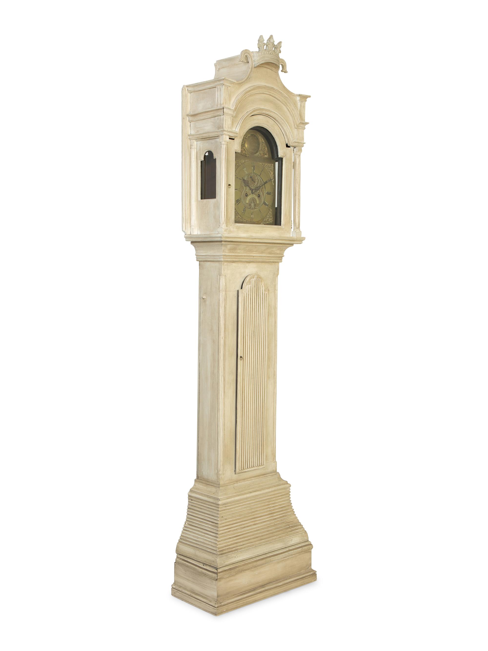 A Dutch Painted Tall Case Clock — 18TH/19TH CENTURY